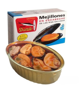 Mussels in escabeche Dardo 8/12 (Galician Rias)