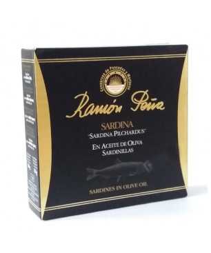 Sardines à l'Huile d'Olive Ramón Peña (30/35 unts) "Étiquette Noir "