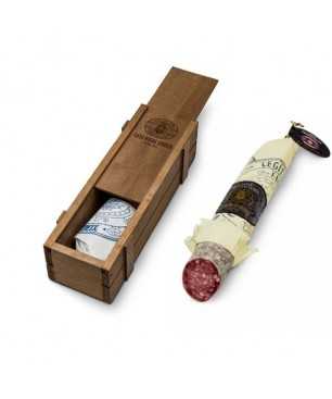 Saucisson de Vic cular truffé, Casa Riera Ordeix, 300g (en boite de carton)