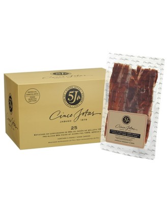 Jambon Cinco Jotas (5J) de Jabugo 100% ibérique bellota - PACK TRANCHÉ 25 sachets