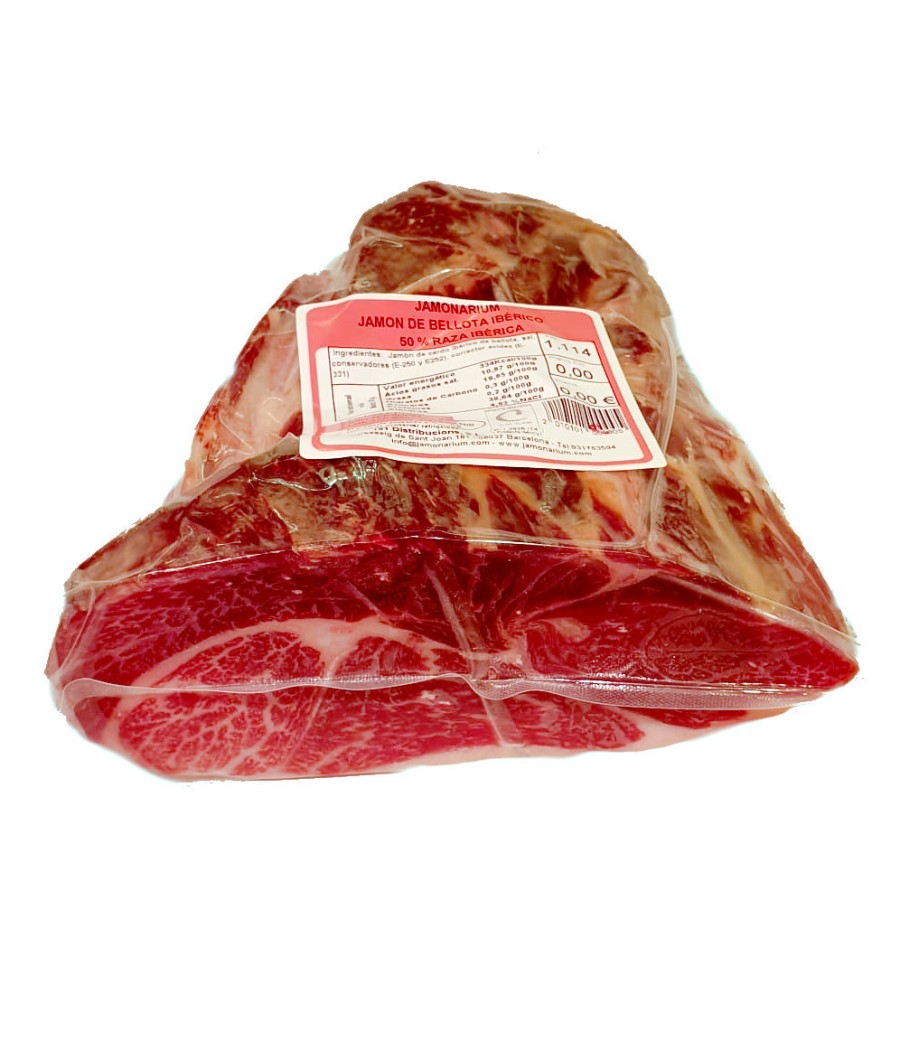 Bellota Iberico ham, 50% iberian breed boneless - bottom half