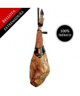 100% iberisk Bellota Pata Negra-skinka, knivskuren, 80 g Exqium - INGA  TILLSATSER