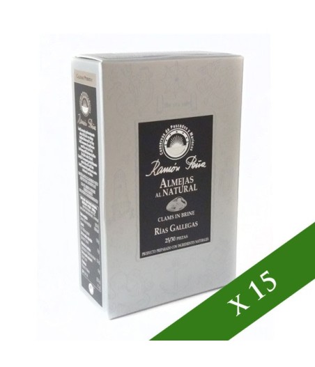 BOX x15 - Clams Ramón Peña (Rias Gallegas)  20/25 units