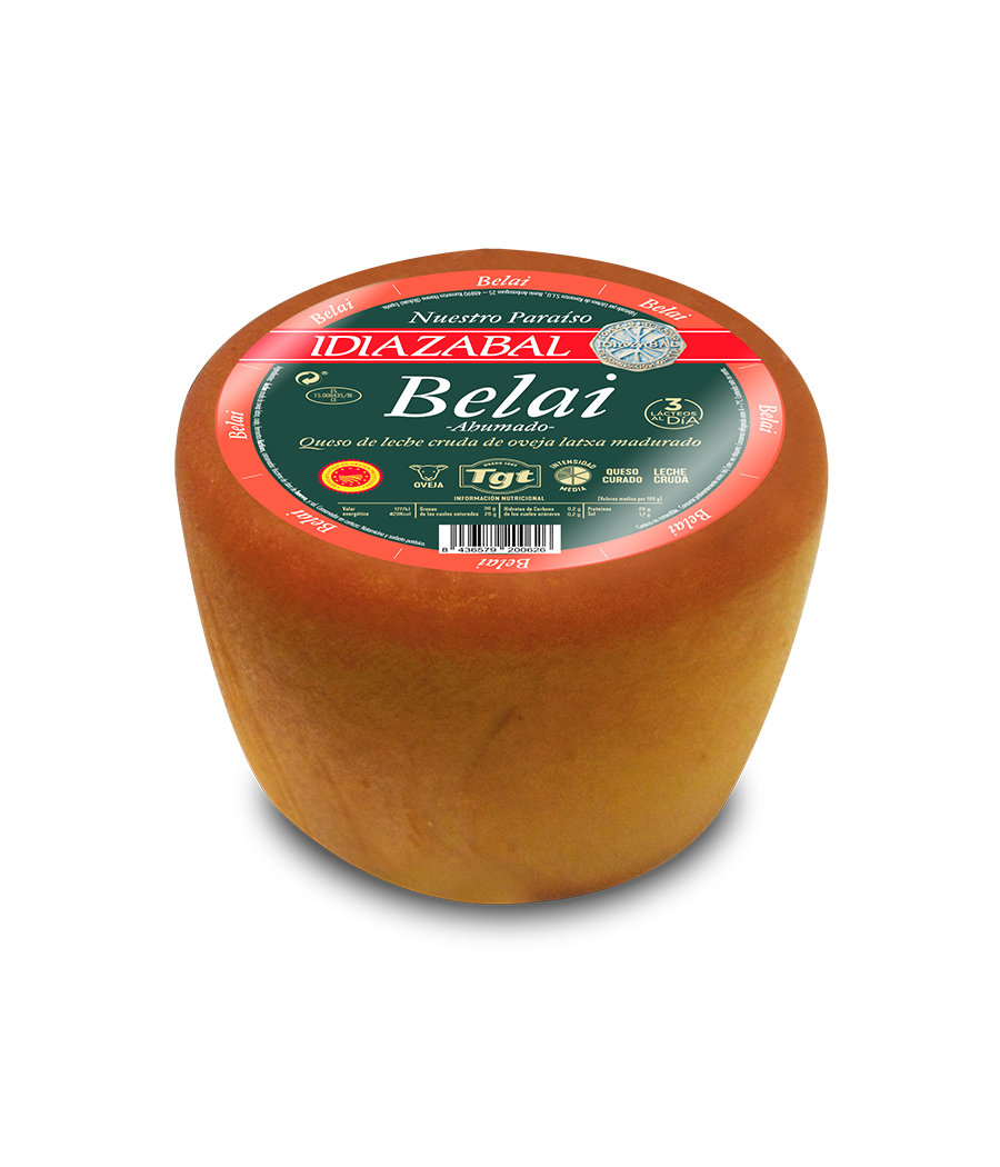 Belai cheese raw sheep's milk, D.O. idiazabal - WHOLE
