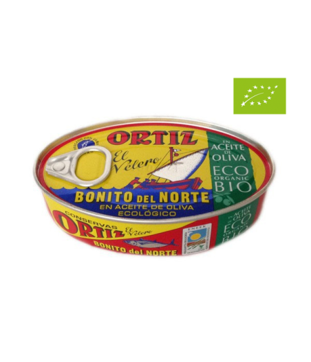 White Tuna in Organic Extra Virgin Olive Oil Ortiz 112gr.