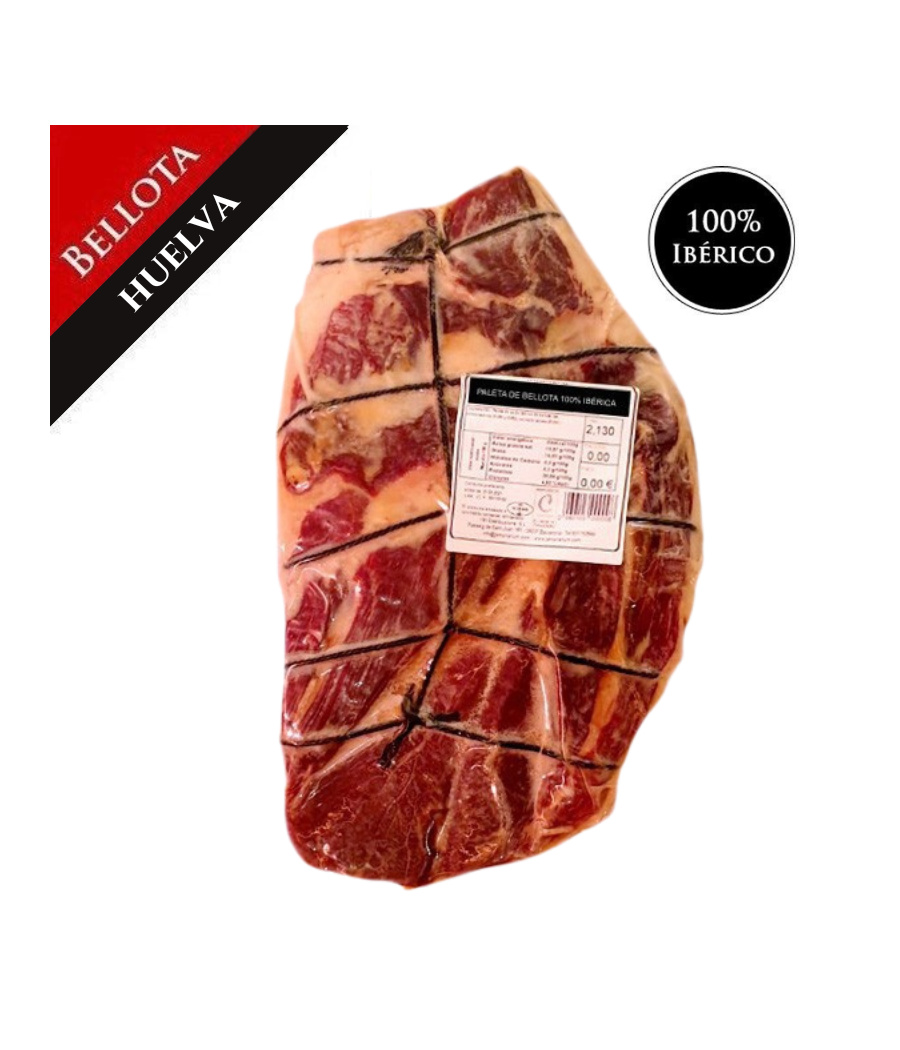 Bellota Iberico Shoulder (Huelva), 100% Iberian Breed - "Pata negra" - BONELESS