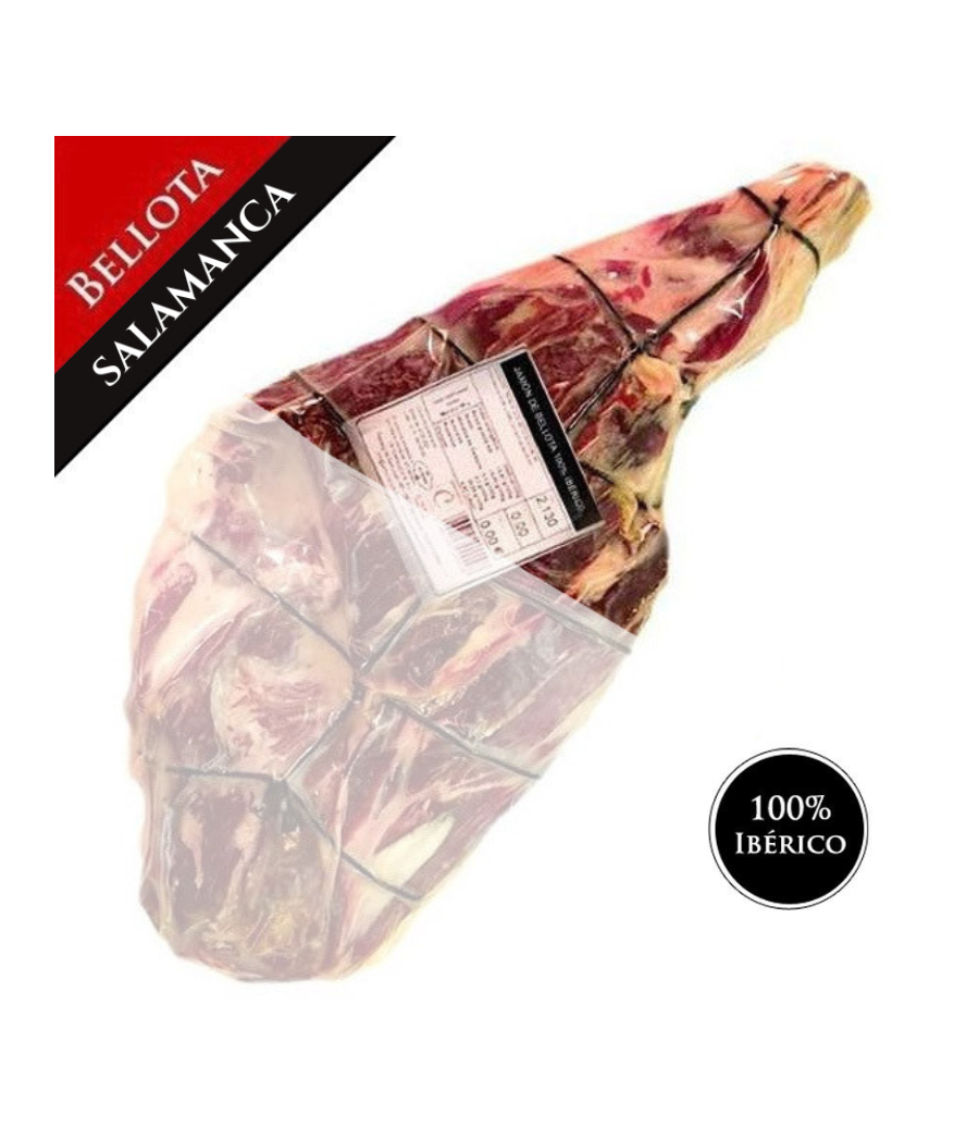 Bellota Ibérico Ham (Salamanca), 100% Iberian Breed - Pata Negra - BONELESS - Caña