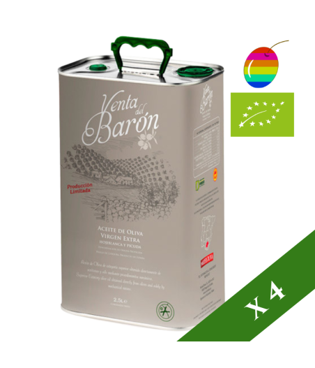BOX x4 --- Venta del Barón Coupage 2.5L, Extra Virgin Olive Oil, DO Priego de Córdoba