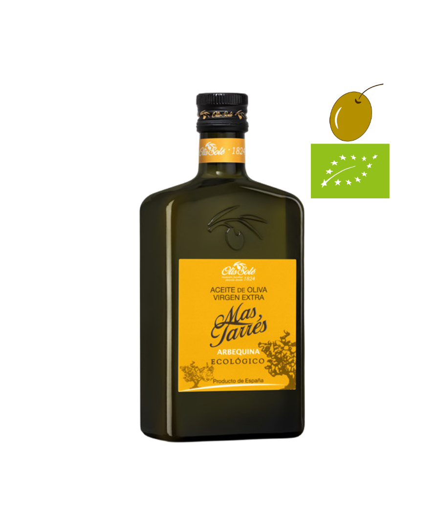 Mas Tarrés arbequina ECOLÓGICO 500ml, Aceite de oliva virgen extra