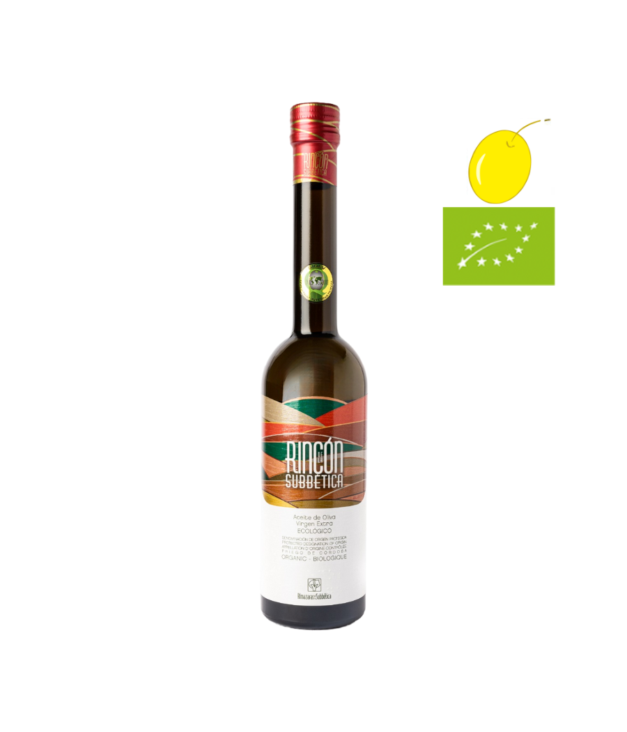 Rincón de la Subbética Hojiblanca organic 500ml, Extra Virgin Olive Oil, D.O. Priego de Córdoba