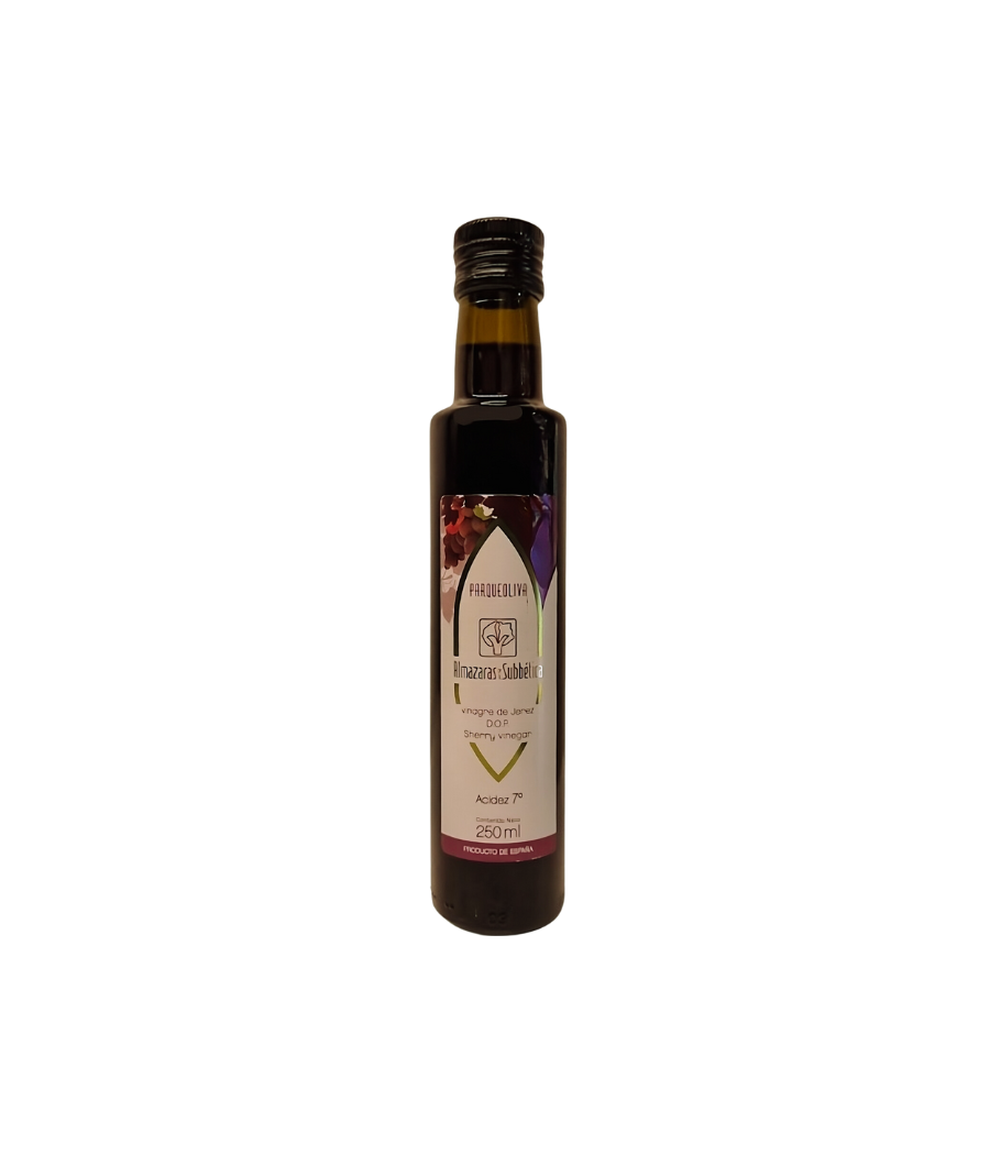 Vinagre de Jerez Parqueoliva puro de uva 250ml, D.O Jerez