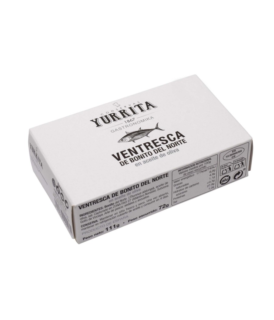 “Ventresca” Weißer Thun in Olivenöl Yurrita