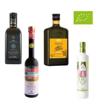 Pack AVOE ORGANIC - The 4 best organic olive oils