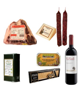 Plus Assortment Hamper, 1/2 50% Bellota shoulder