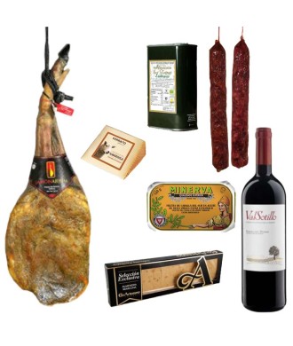 Plus Assortment Hamper, 50% Bellota shoulder