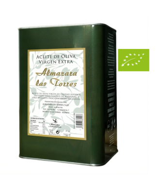 Almazara Las Torres Ecológico 3l, Aceite de Oliva Virgen Extra