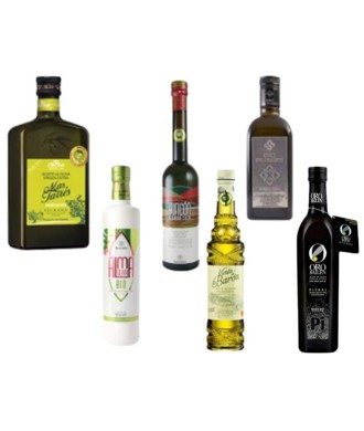 Geschenkset EVOO PREMIUM - Die besten 6 nativen Olivenöle extra der Welt