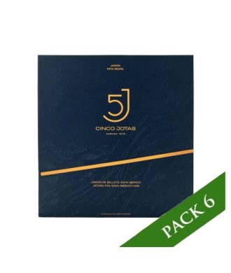 PACK x6 - Pernil de gla 100% ibèric Cinco Jotas (5J) de Jabugo tallat a mà 80g