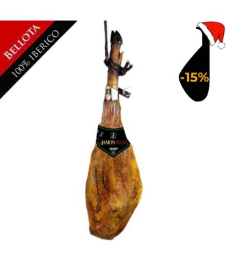 Jamón de Bellota 100% Ibérico Ecológico sin aditivos - Pata Negra