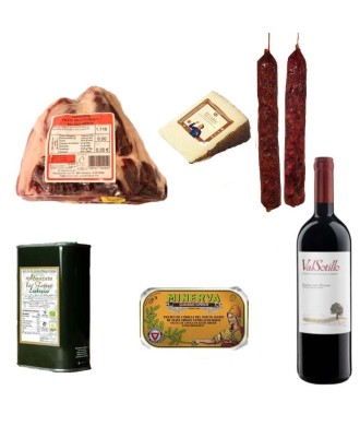 Plus Assortment Hamper, 1/2 50% Bellota shoulder