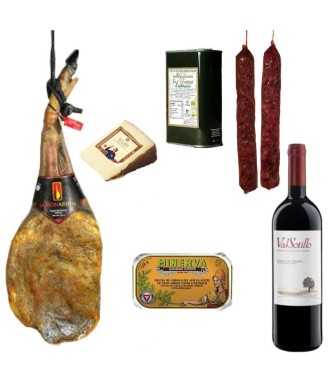 Plus Assortment Hamper, 50% Bellota shoulder