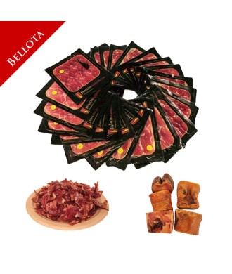 Jambon de Bellota Iberico, 75% Race Ibérique - ENTIER tranché