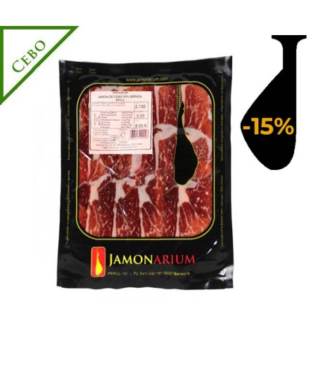 Cebo Iberico Ham, 50% Iberian Breed sliced 100g