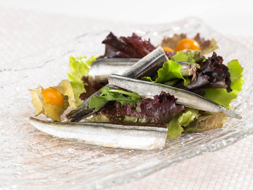 konserviert geröstete Sardinen
