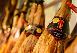 Which is the most famous Spanish ham in the United Kingdom, the Serrano or the Ibérico?